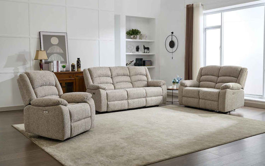 New Dallas Electric Comfortable Recliner 3 Seater 2 Seater Sofa And Chair