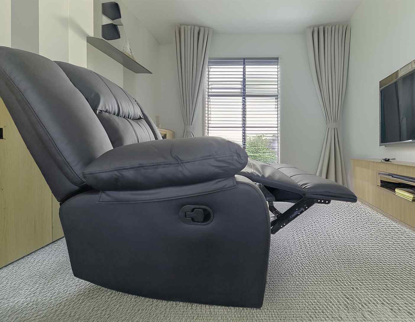 Roma Recliner Sofa - Leather, 3+2 Seater