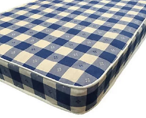 3ft / 4ft / 4ft6 / 5ft Silver Metal Mesh Bed Frame Mattress Option Sprung Foam