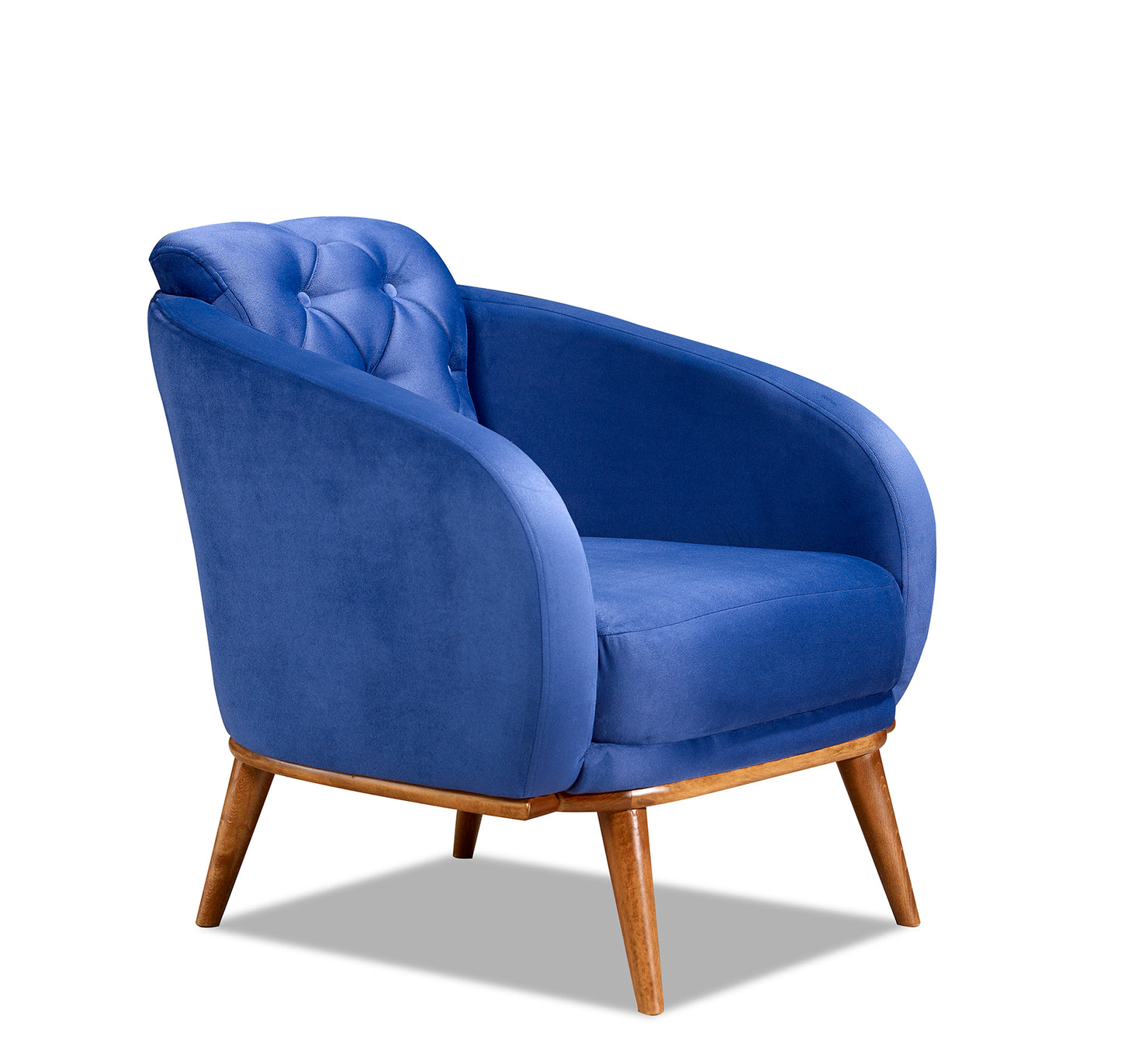 EFSUN Berger Blue 1-Seater Sofa