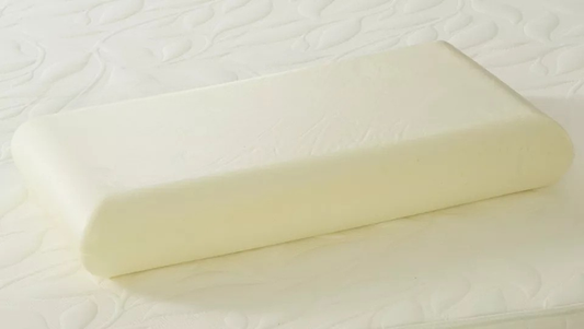 Naked Orthopeadic Support Domed Ergonomic 100% Memory Foam Pillow Cushion