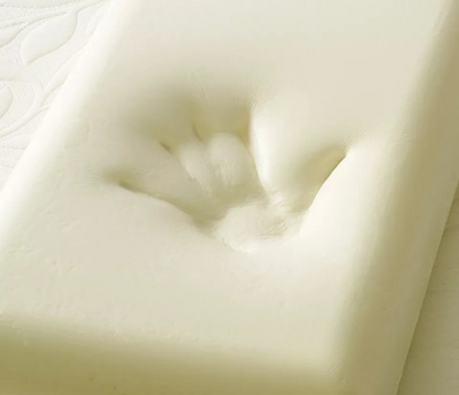 Naked Orthopeadic Support Domed Ergonomic 100% Memory Foam Pillow Cushion