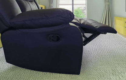 Modern Faux Leather Recliner Armchair Reclining Sofa Chair Lounge Cinema Gaming