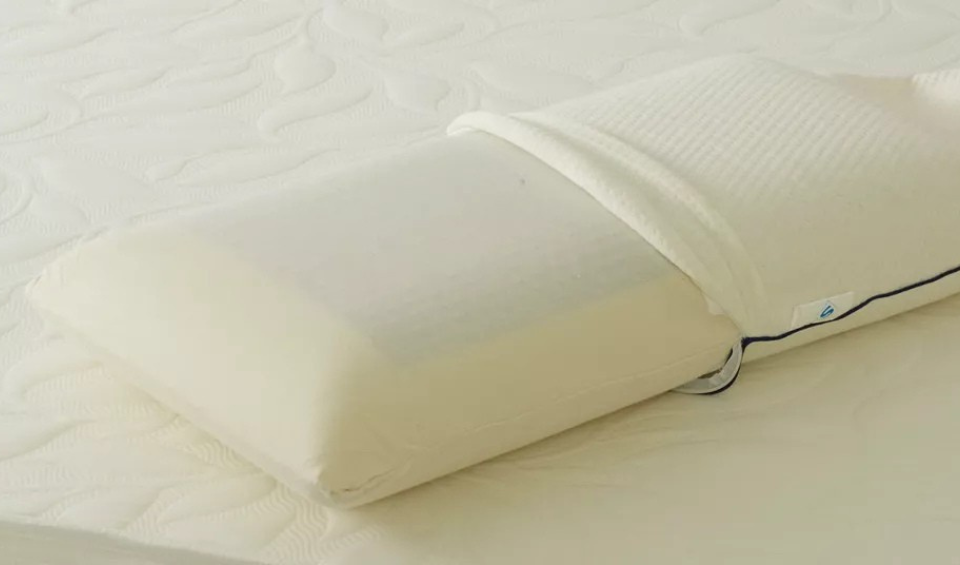 Cool Gel Orthopeadic Support Domed Ergonomic 100% Memory Foam Pillow Cushion
