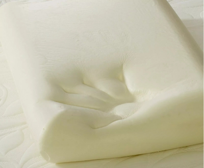 Naked Orthopeadic Support Domed Ergonomic 100% Memory Foam Pillow Cushion