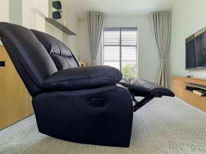 Modern Faux Leather Recliner Armchair Reclining Sofa Chair Lounge Cinema Gaming