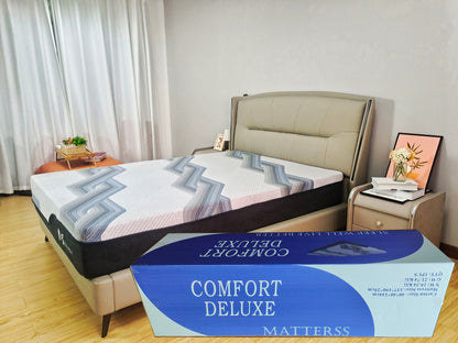 Mattress Foam Memory 50mm Comfort Deluxe 10" Depth Double king Soft Firmness