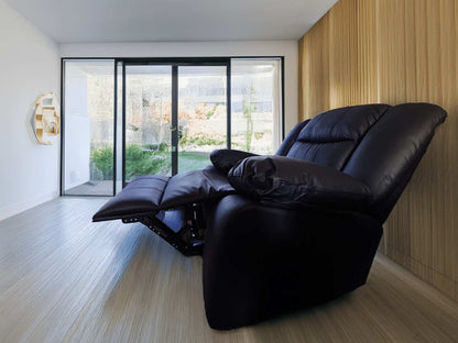 Modern Faux Leather Recliner Armchair Reclining Sofa Chair Lounge Cinema Gaming