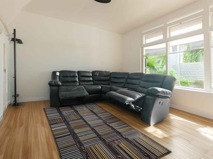 Black leather Roma Corner Sofas