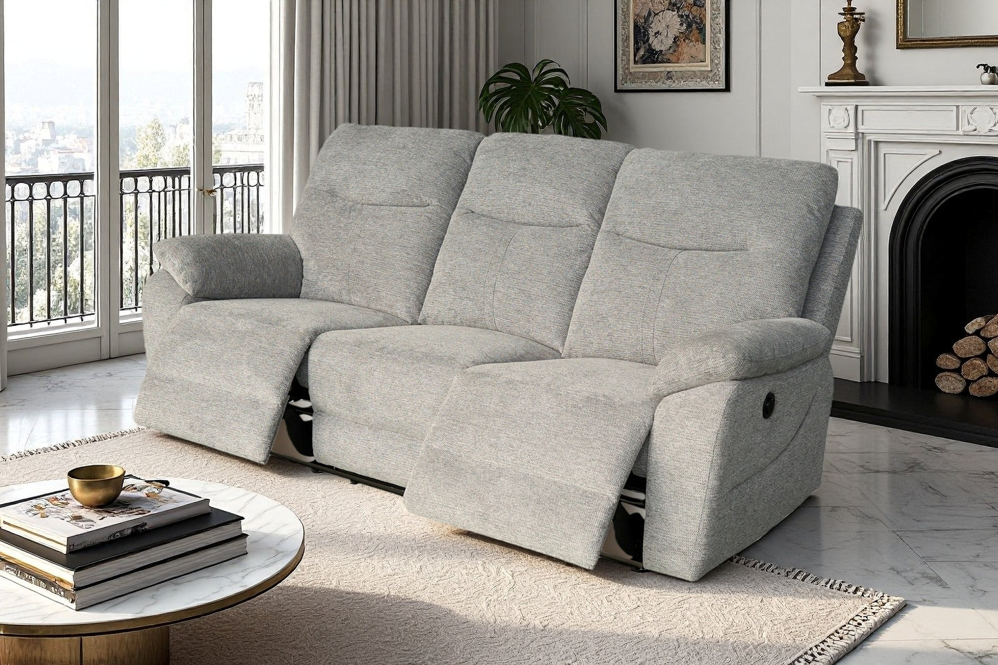 Clifton Electric Recliner Sofa Suite