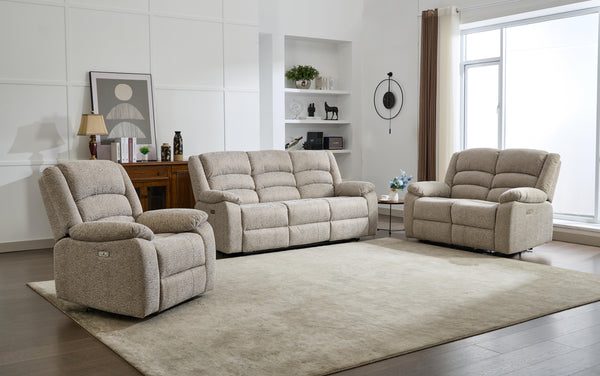 New Dallas Electric Comfortable Recliner 3 Seater 2 Seater Sofa And Chair