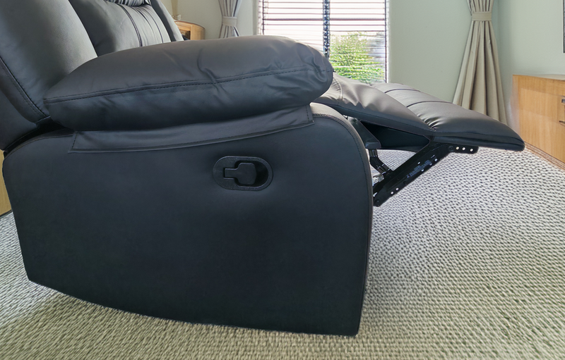 Roma Recliner Sofa - Leather, 3+2 Seater