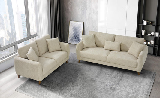 The York Suite in Beige 2+3 Seater