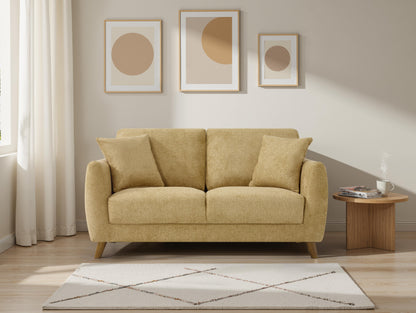 The York Suite in Gold Yellow 2+3 Seater