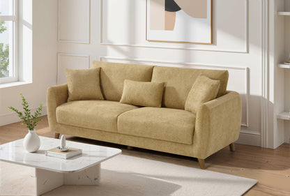 The York Suite in Gold 2+3 Seater