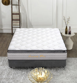 Mattress Pillow Top Pocket Spring Cool Gel Foam Quilted Deluxe Double King