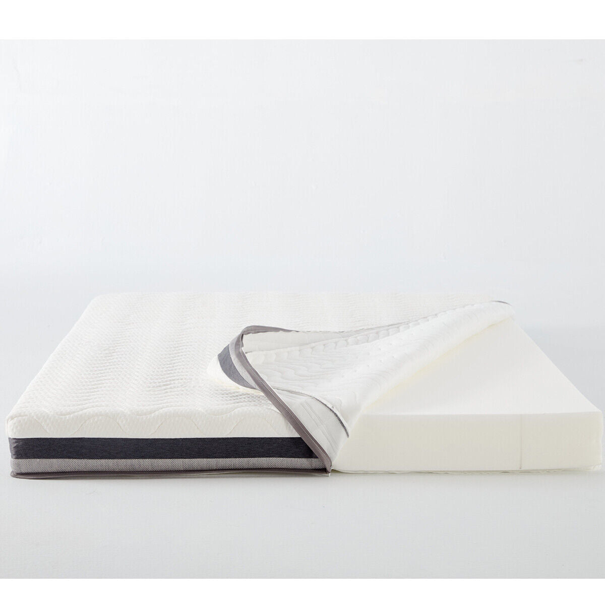 Foam Mattress Double Bed 6 Inch Extra Deep Thick Orthopedic Medium Hard White