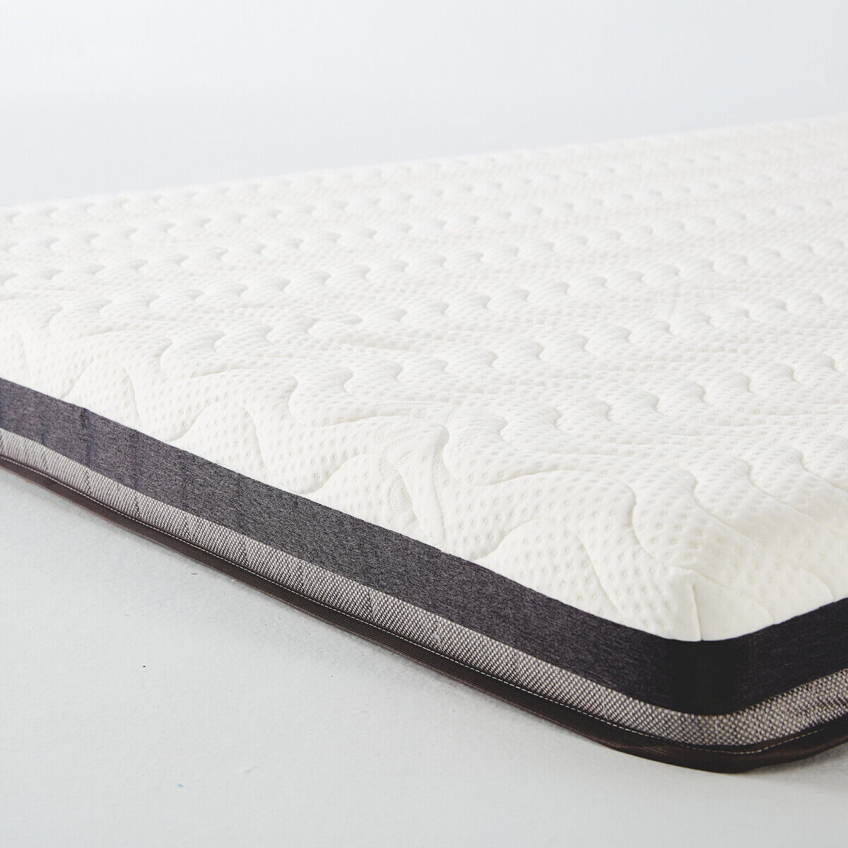 Foam Mattress Double Bed 6 Inch Extra Deep Thick Orthopedic Medium Hard White