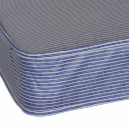 3ft / 4ft / 4ft6 / 5ft Silver Metal Mesh Bed Frame Mattress Option Sprung Foam