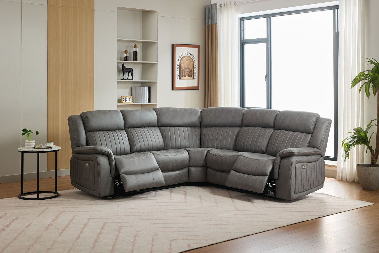 Stanley Electric Comfortable 3 Seater 2 Seater Sofa And Chair