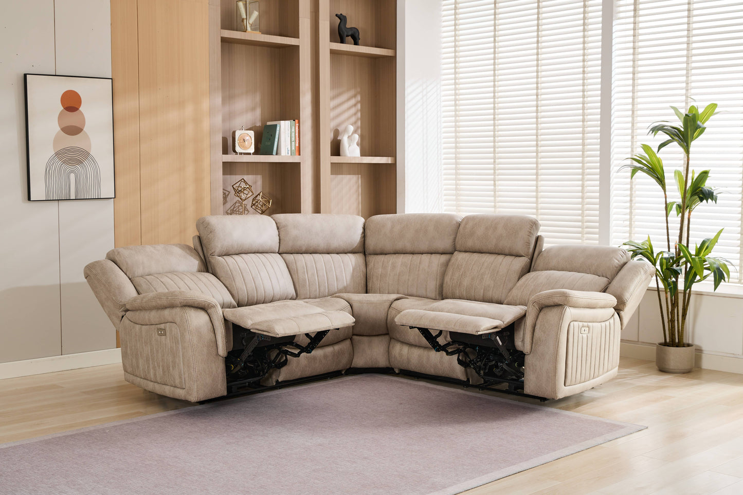 Stanley Electric Comfortable 3 Seater 2 Seater Sofa And Chair