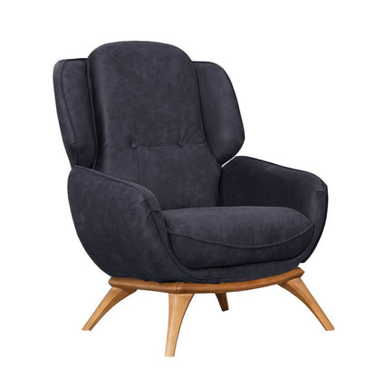 Focus Design Black Fabric Berger 1 & 3 Seater Sofa Set Stain-Proof Fabric